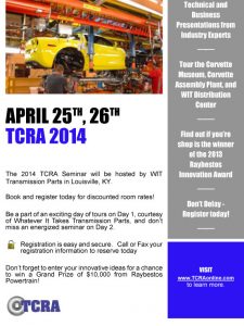 2014 TCRA Seminar